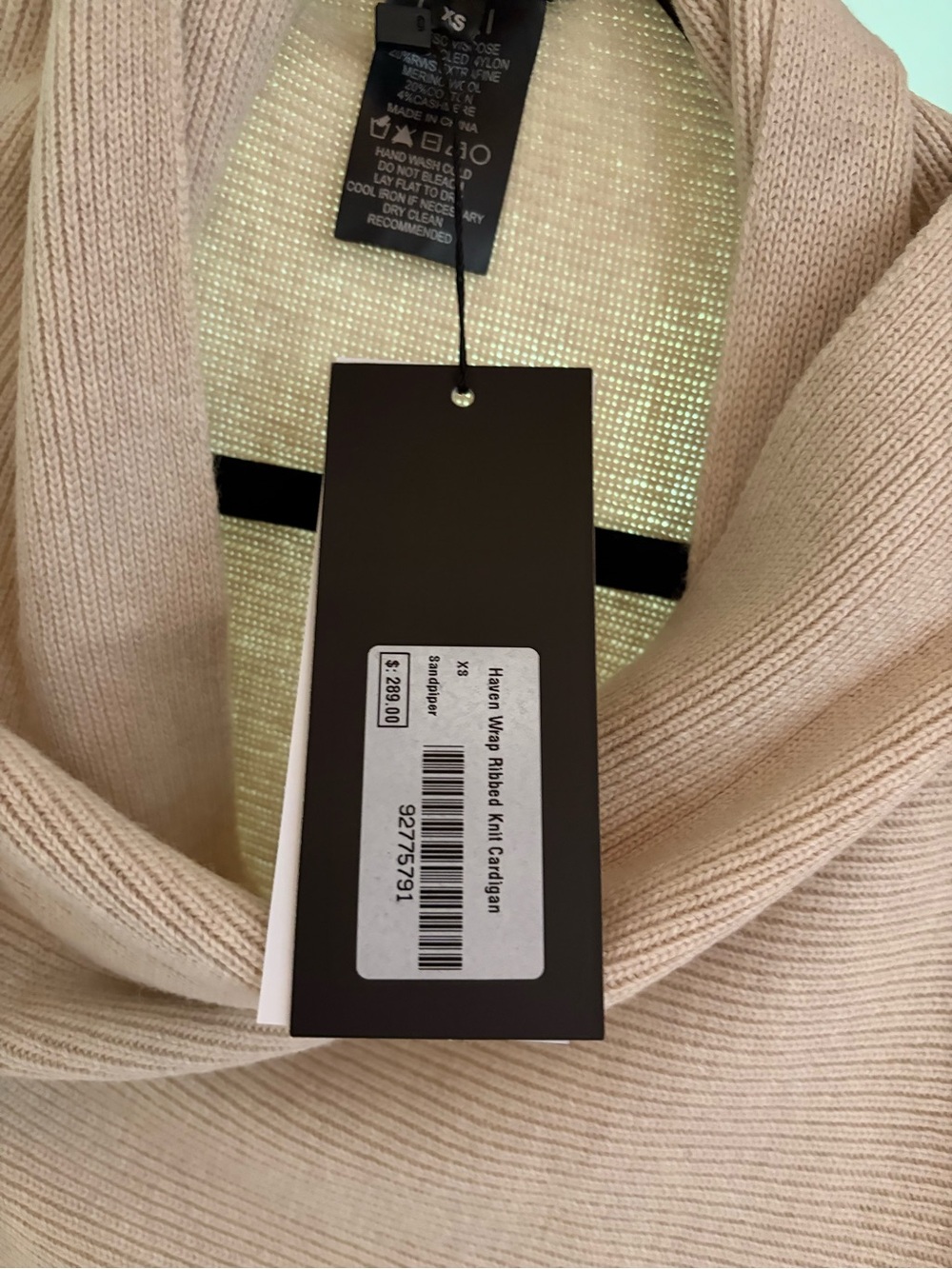 Ruti Wrap Ribbed Knit Cardigan - Picture 5 of 7